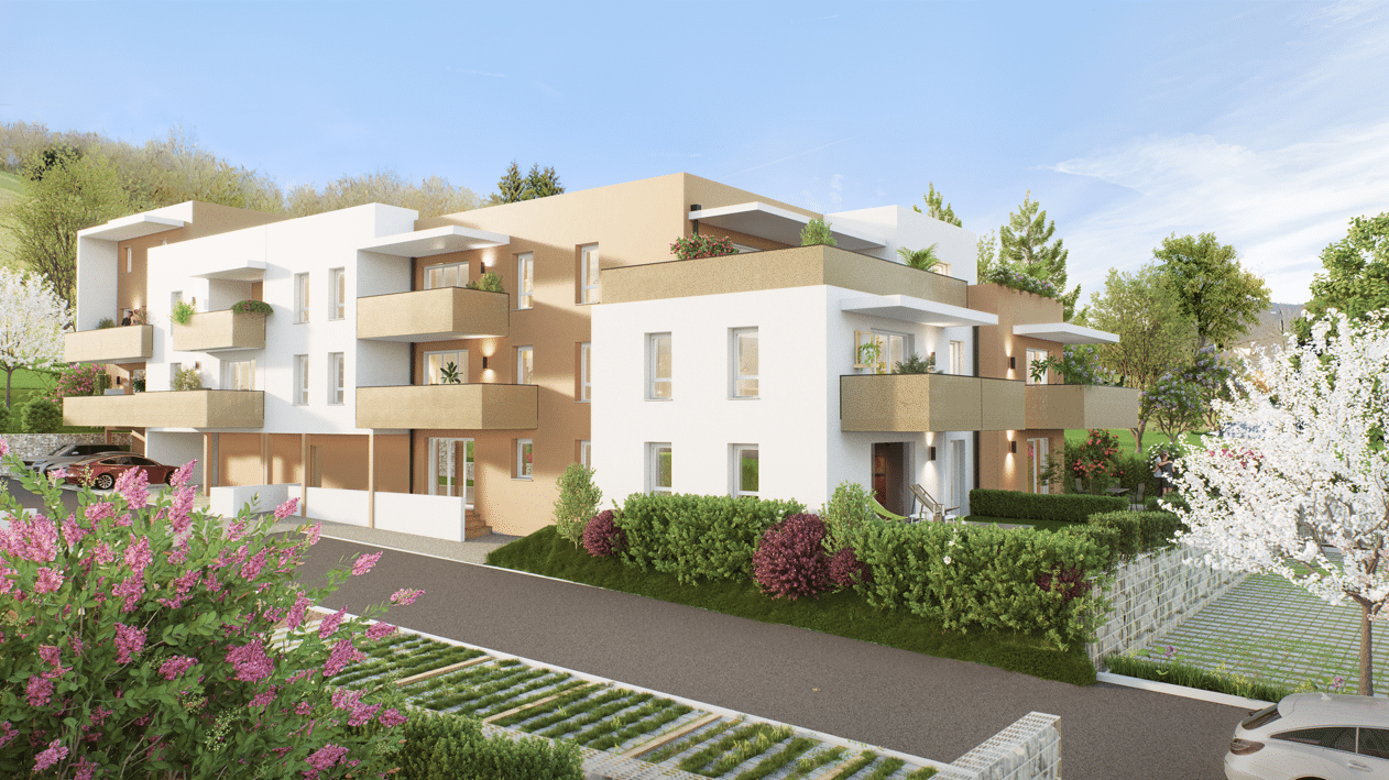 L’EVIDENCE – Vaulnaveys le Haut – Programme immobilier neuf par CS RESIDENCES - Vue Ext